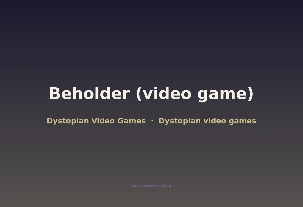 Beholder (video game)