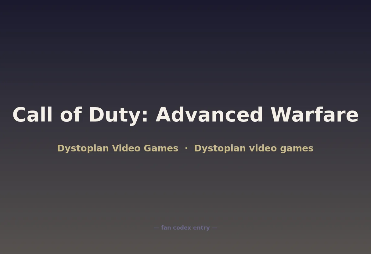 Call of Duty: Advanced Warfare