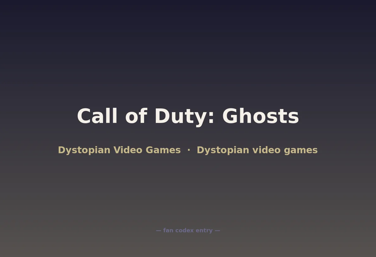 Call of Duty: Ghosts