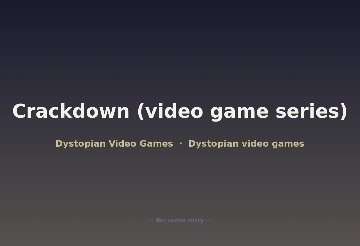 Crackdown (video game series)
