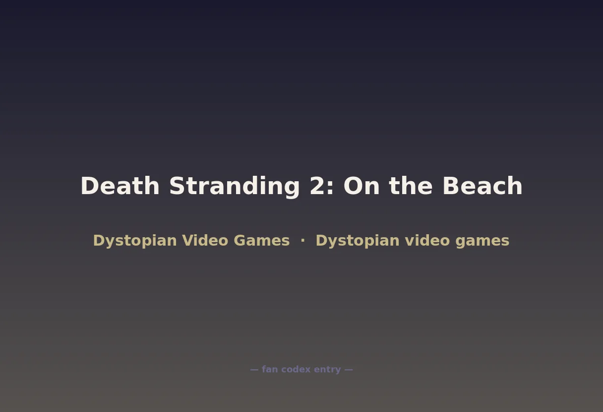 Death Stranding 2: On the Beach