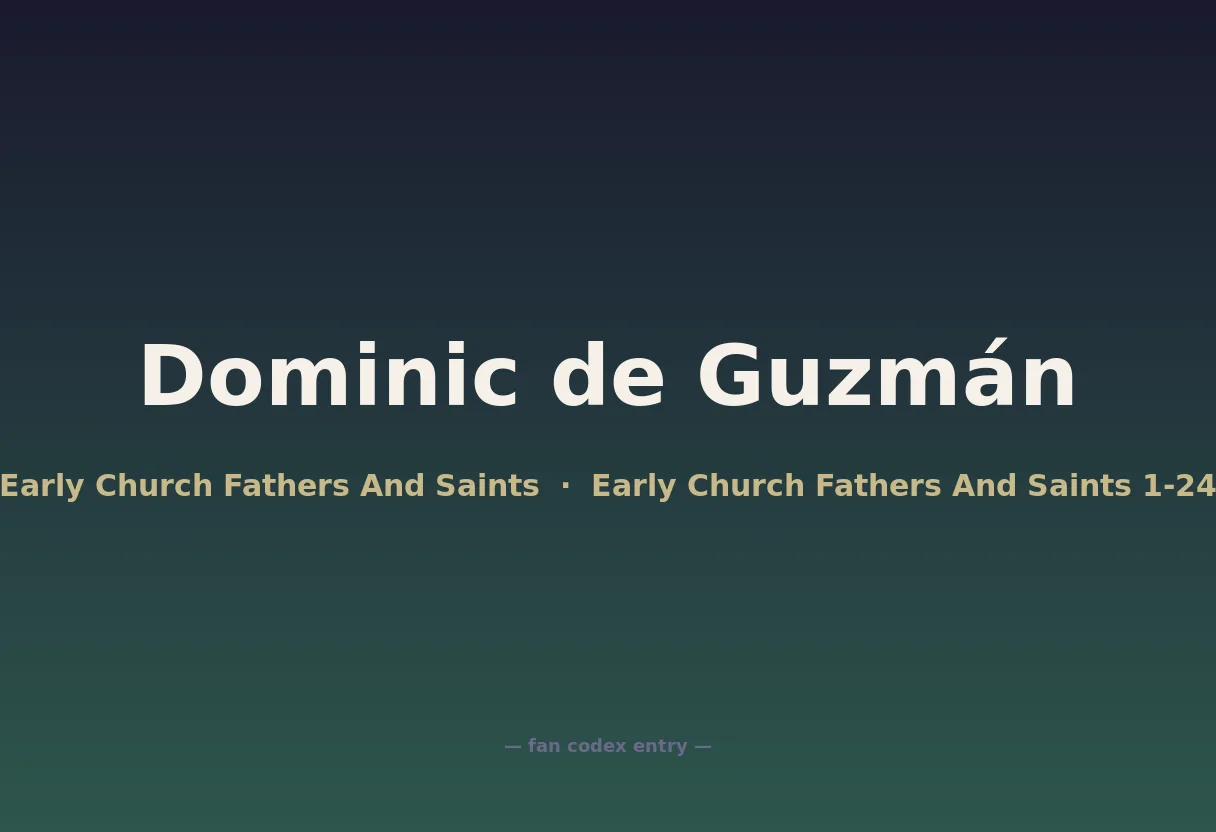 Dominic de Guzmán
