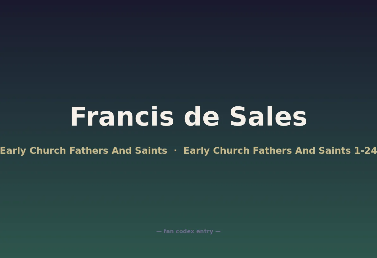 Francis de Sales