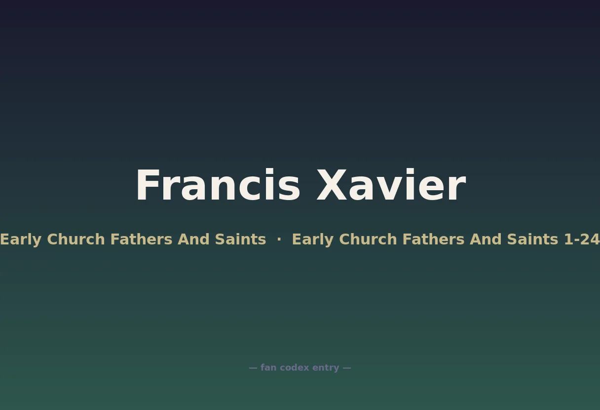 Francis Xavier