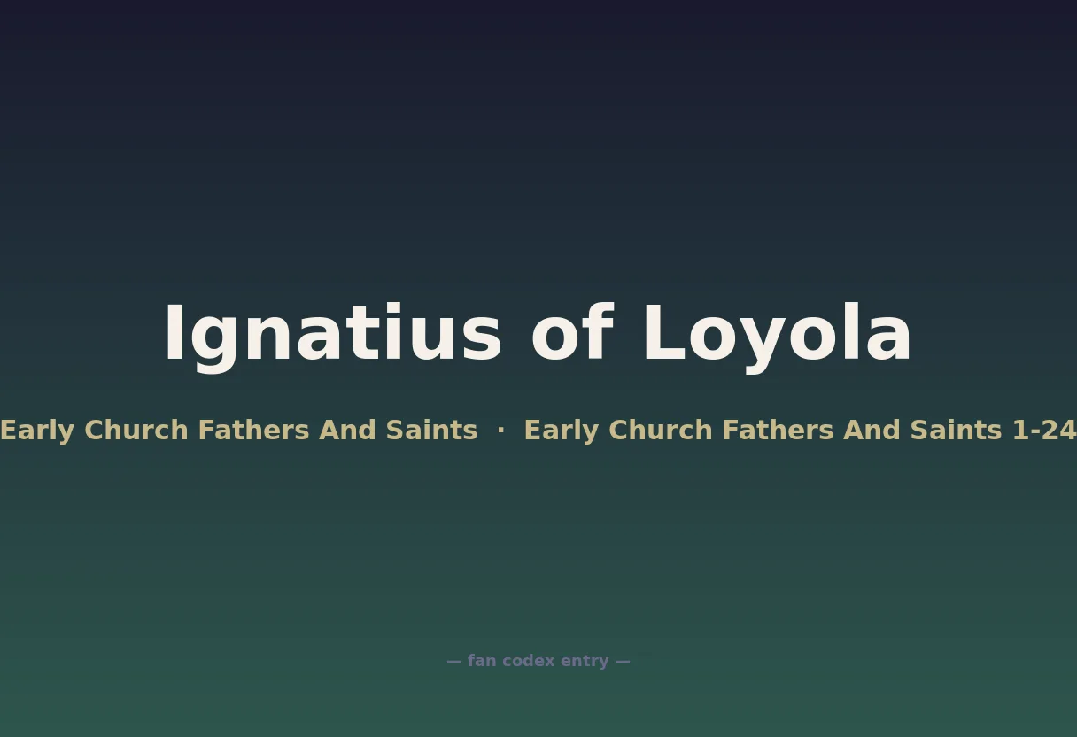 Ignatius of Loyola