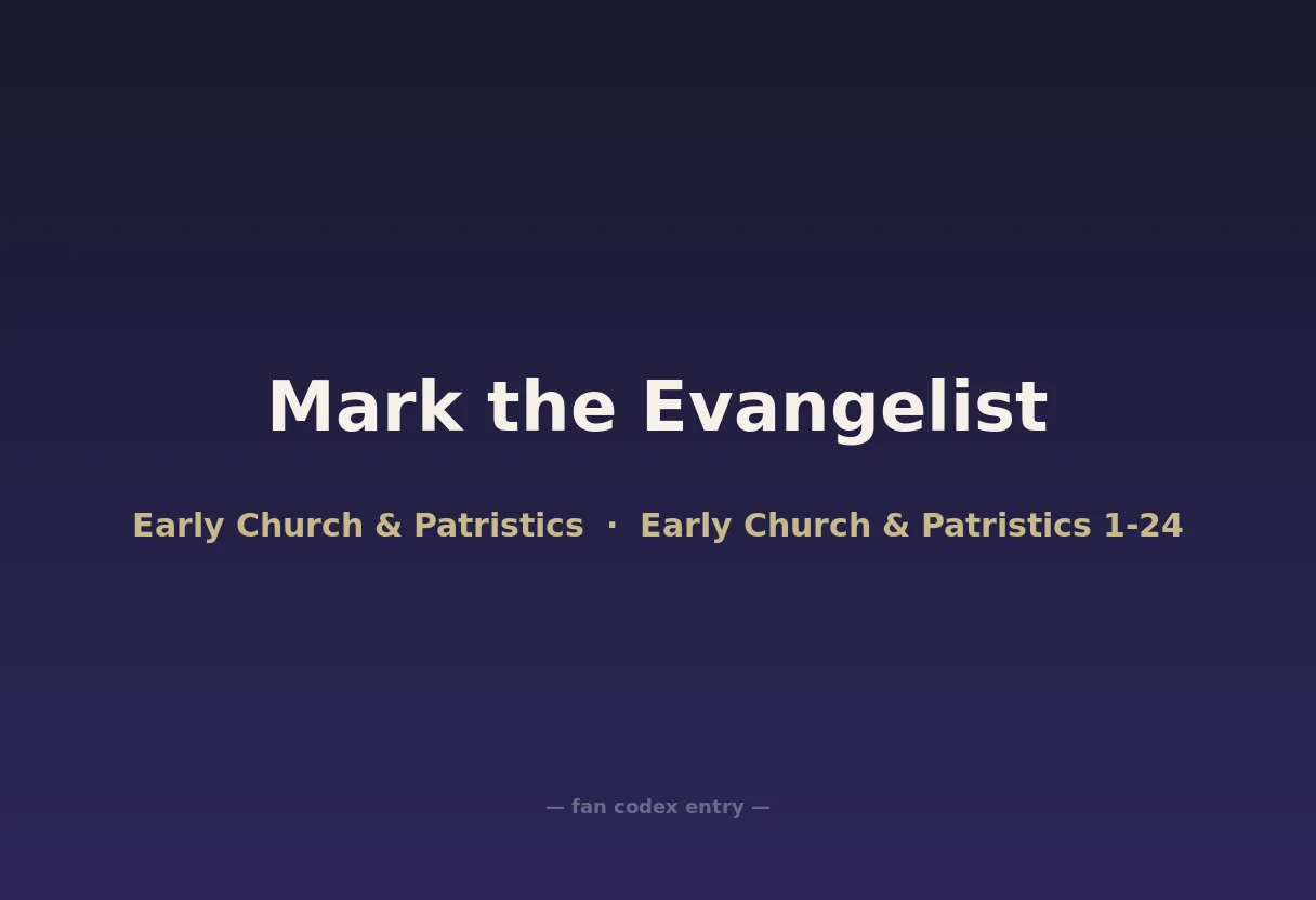 Mark the Evangelist