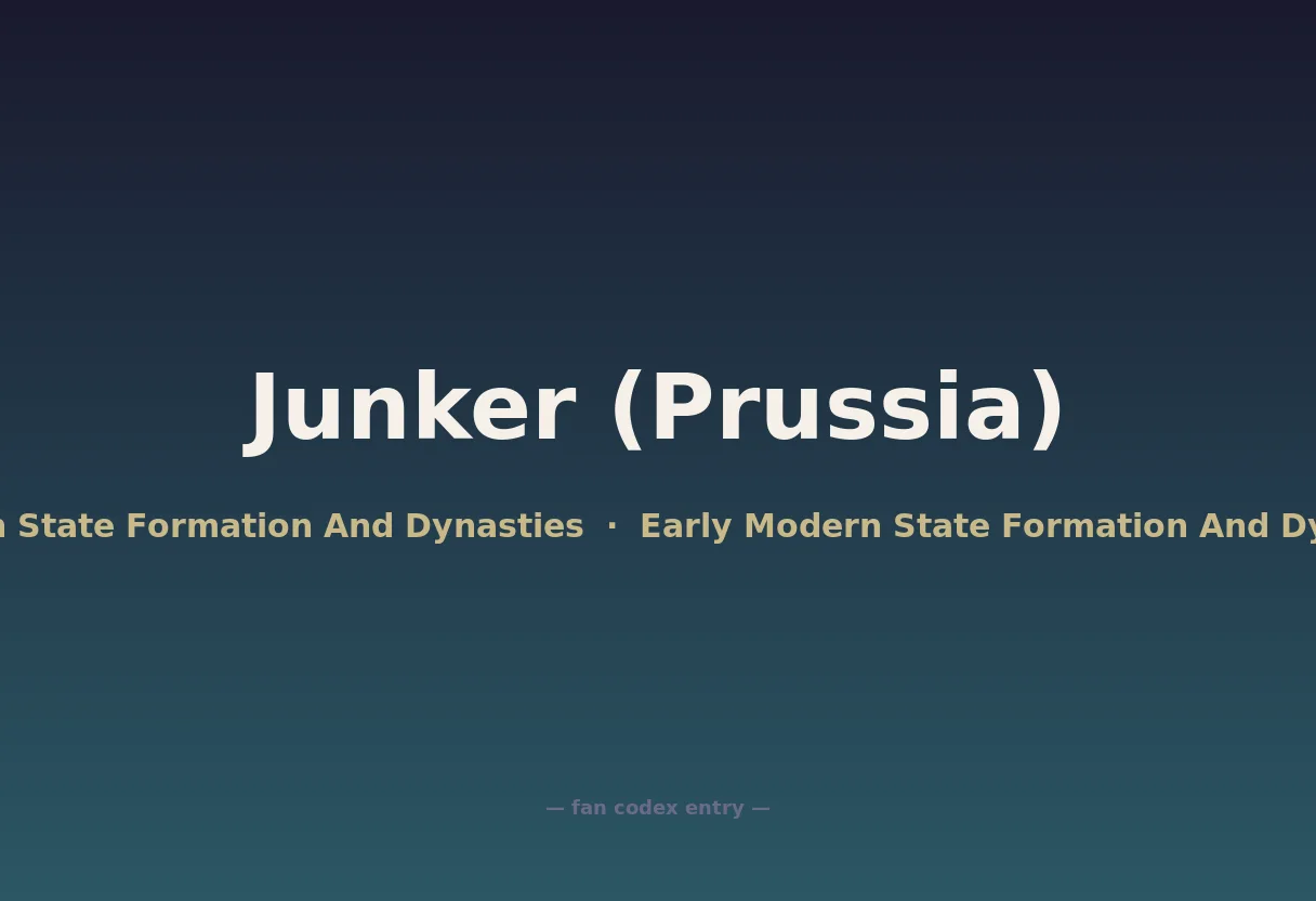Junker (Prussia)