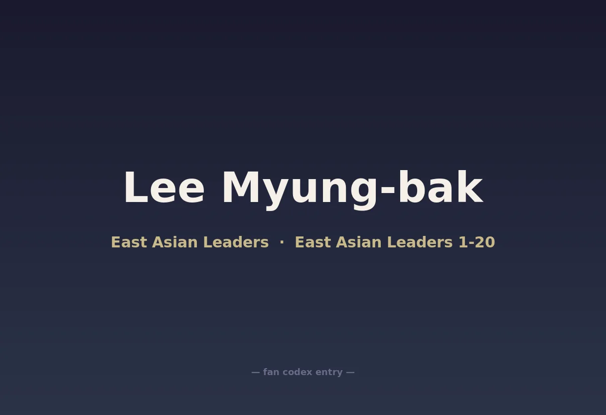 Lee Myung-bak