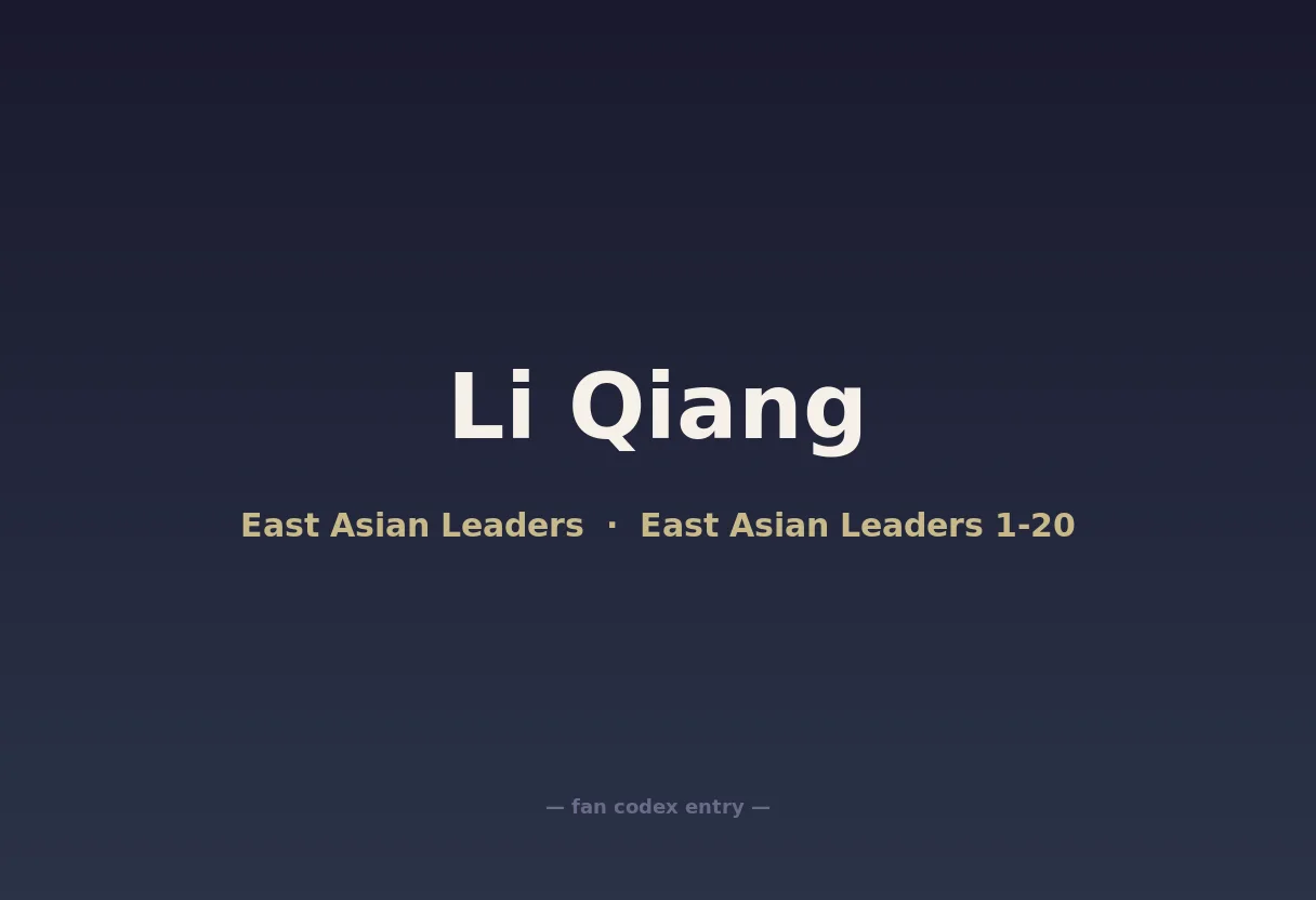 Li Qiang
