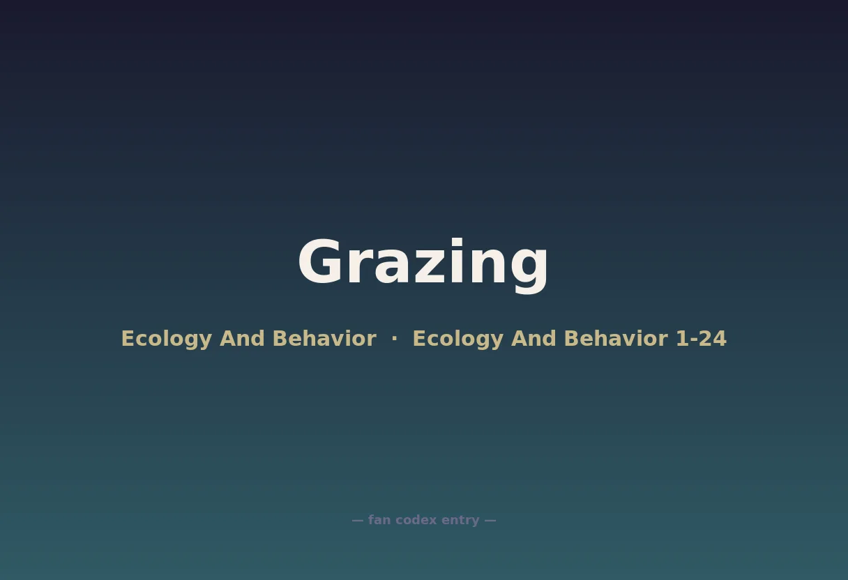 Grazing