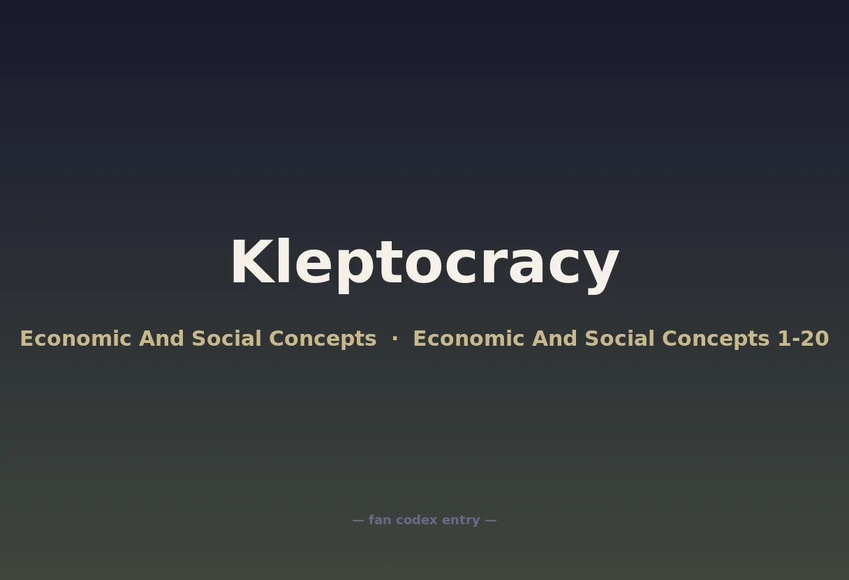 Kleptocracy
