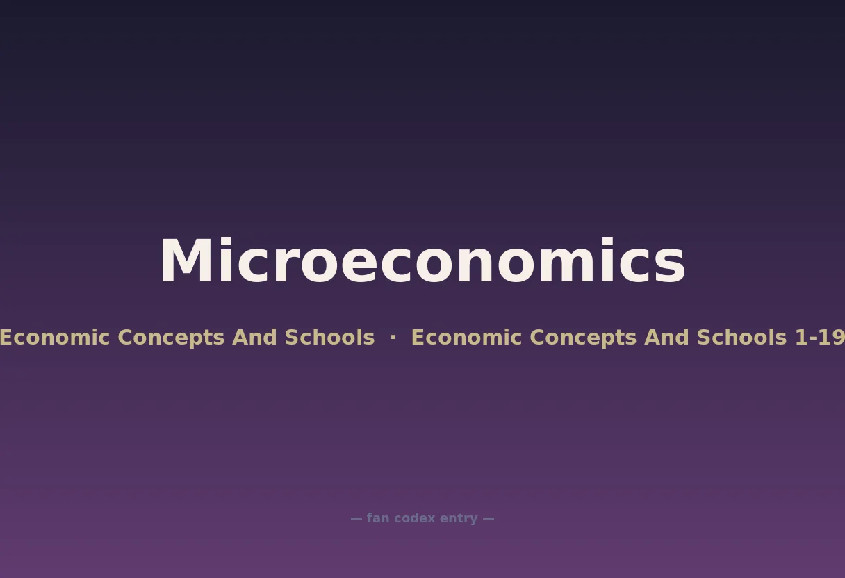 Microeconomics