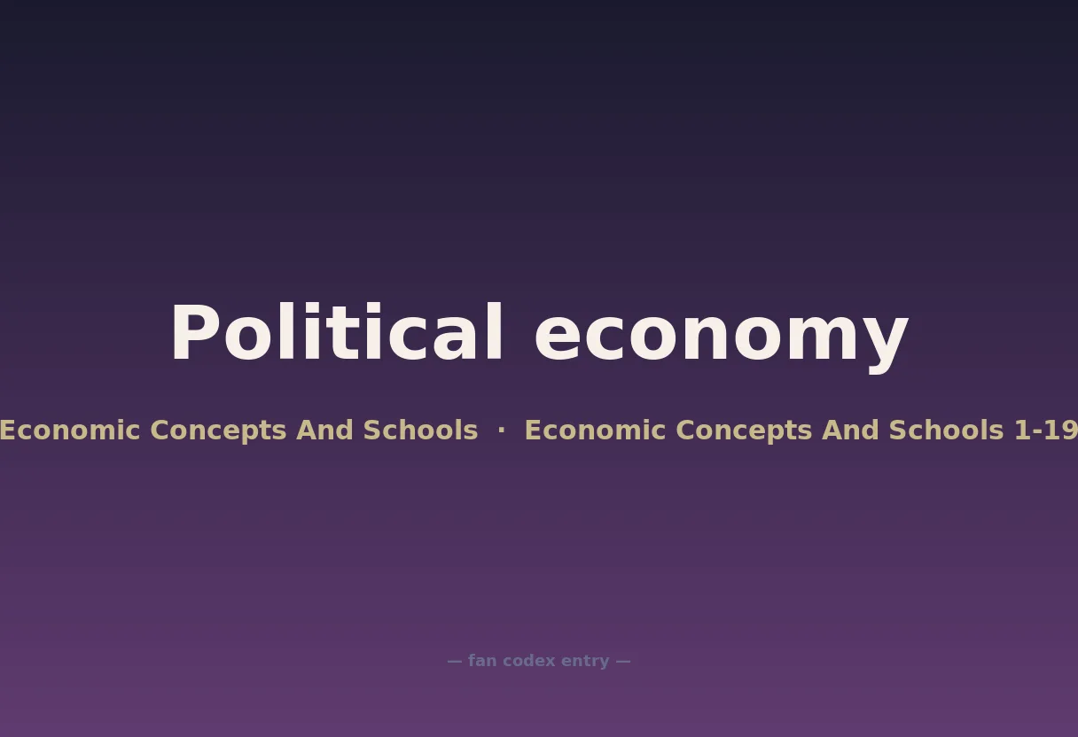 Political economy
