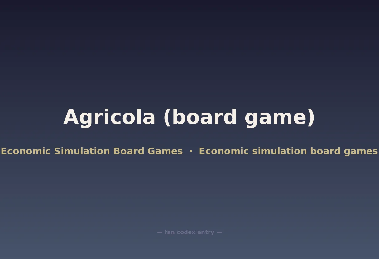 Agricola (board game)