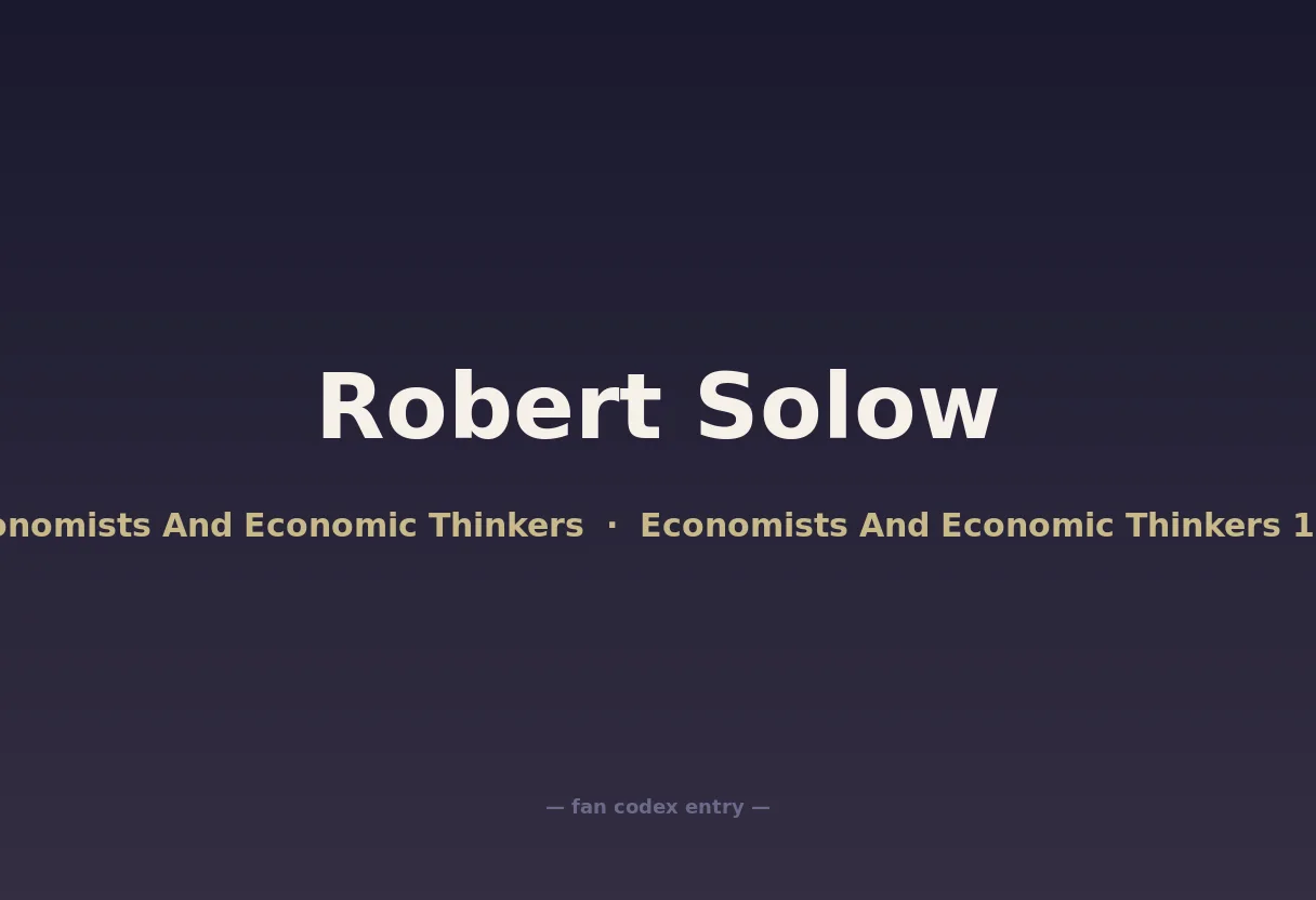 Robert Solow