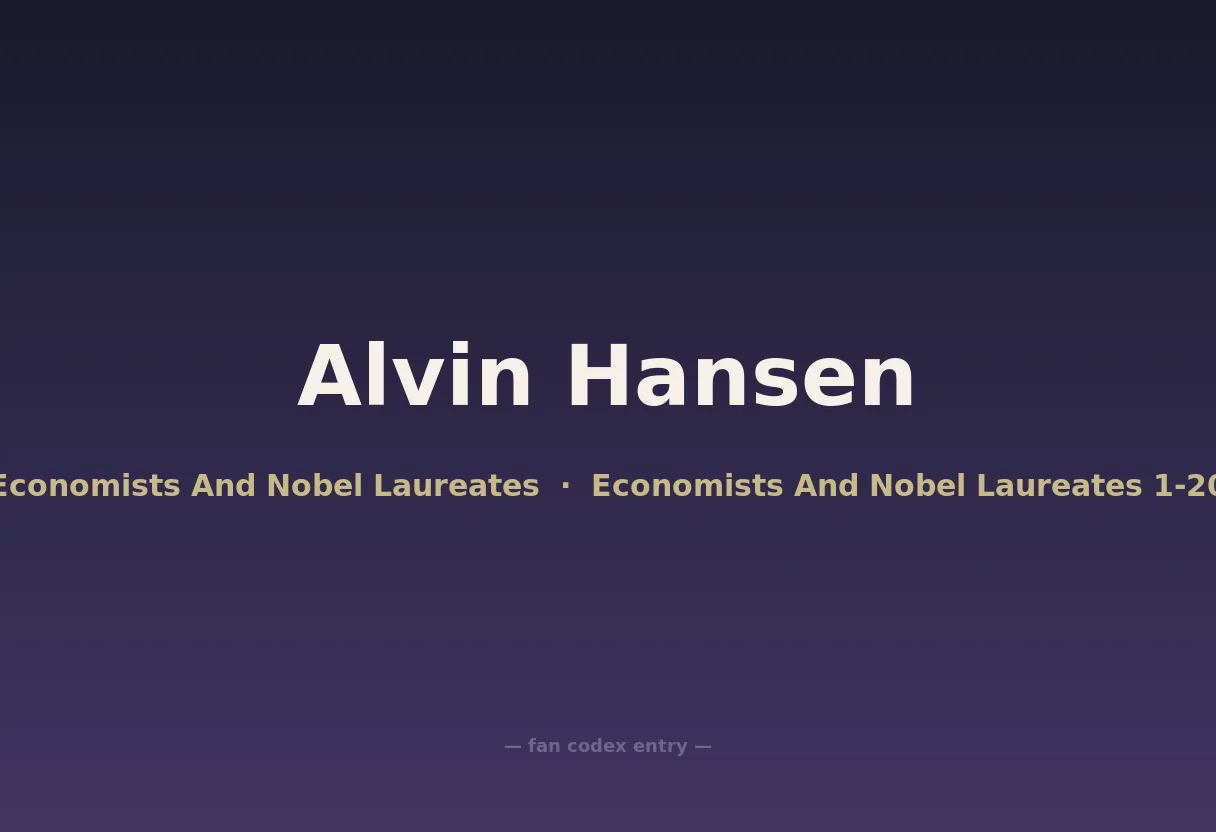 Alvin Hansen