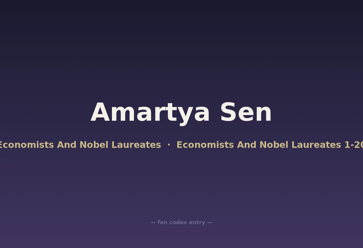 Amartya Sen