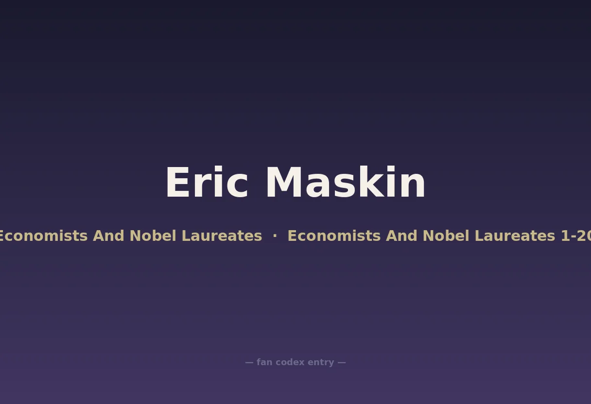 Eric Maskin