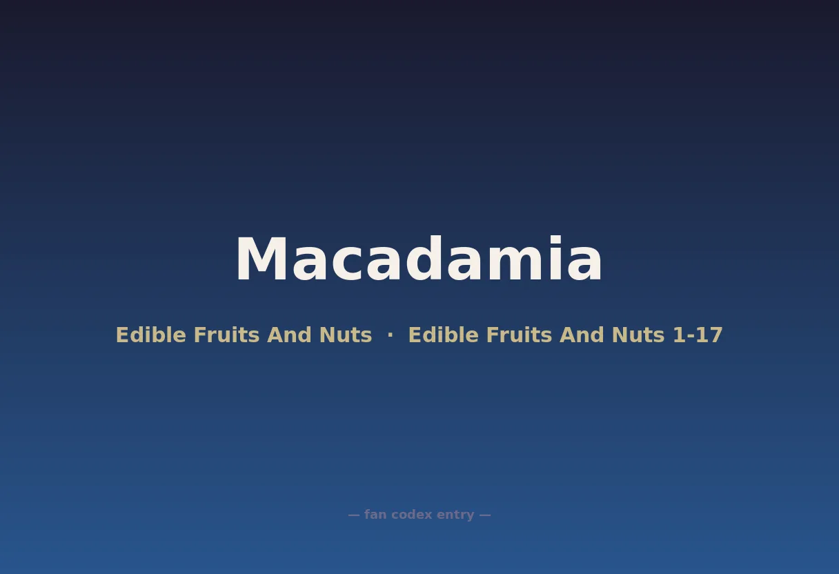 Macadamia