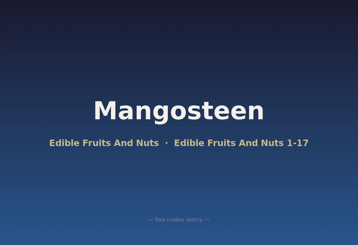 Mangosteen
