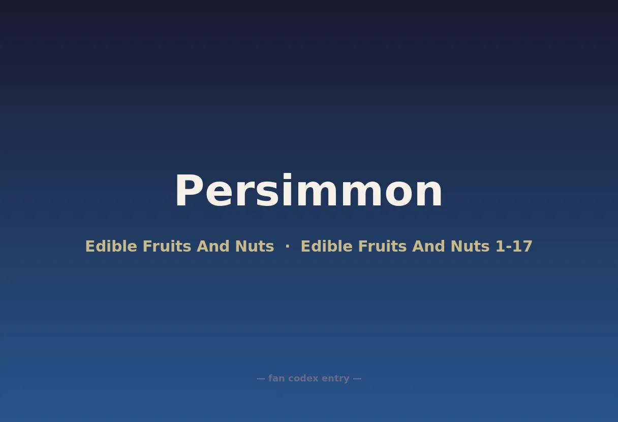 Persimmon