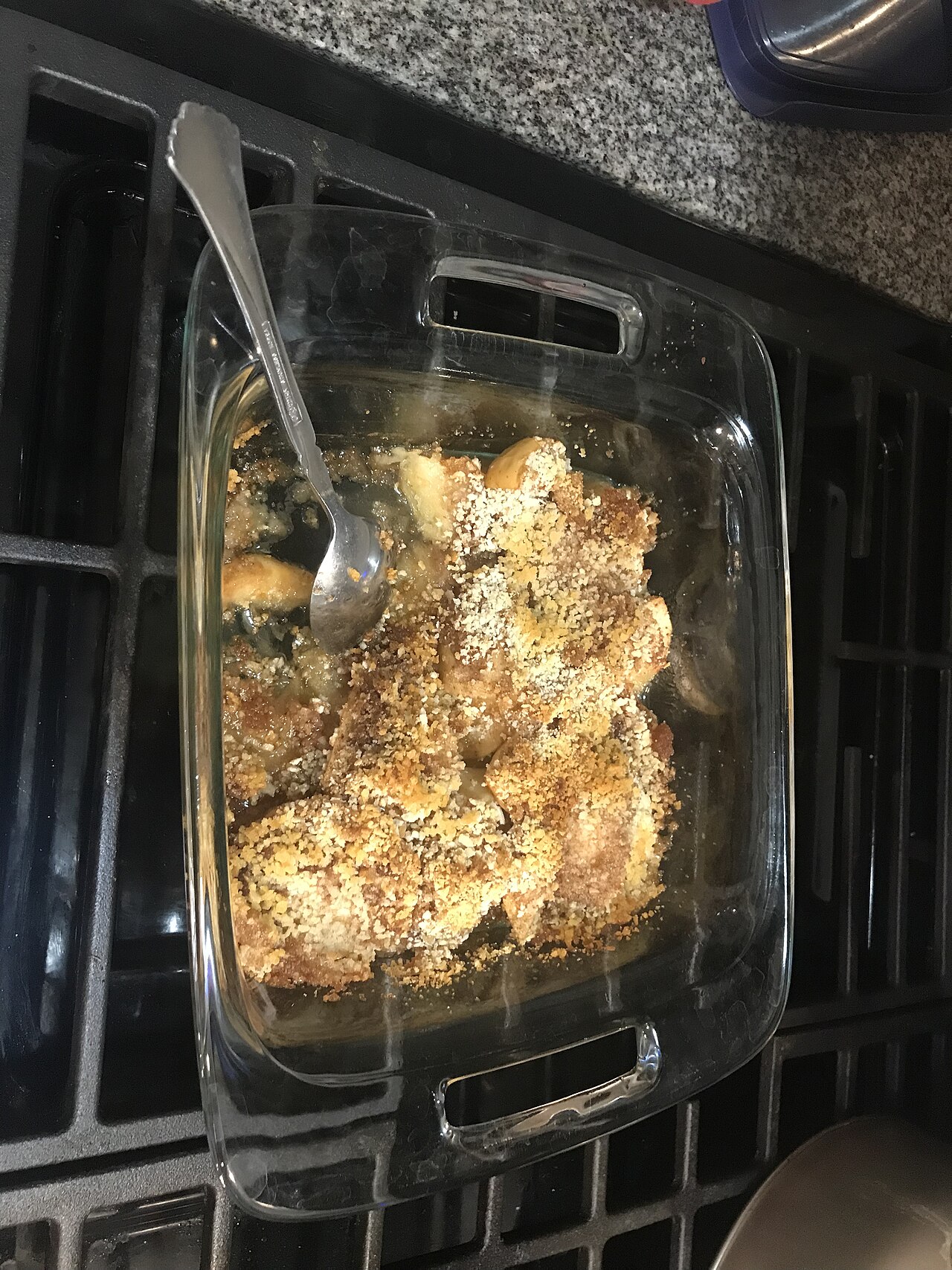 Apple crumble - home cooking, New Orleans