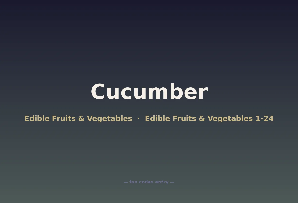 Cucumber