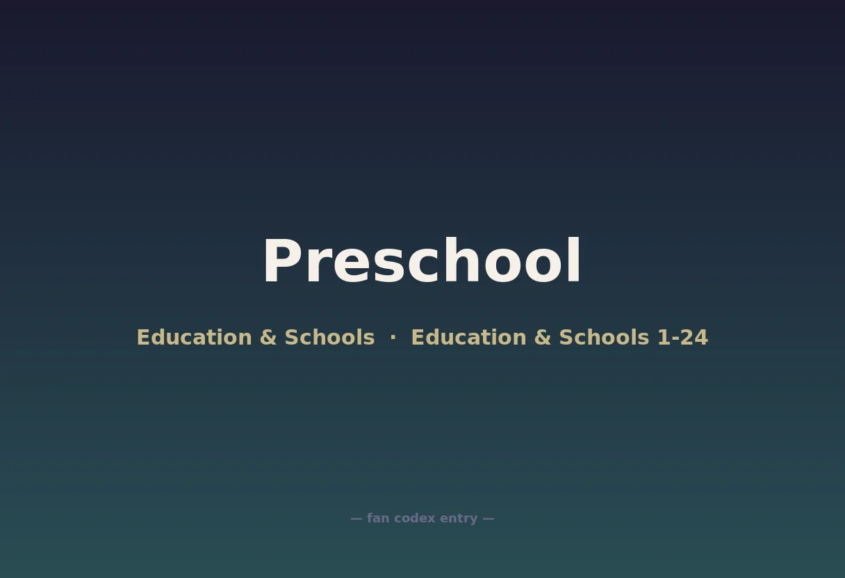 Preschool