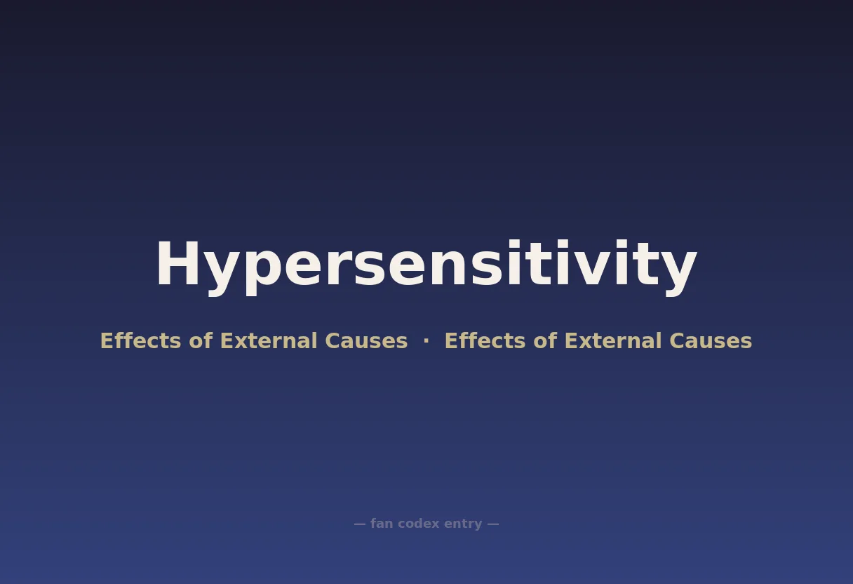 Hypersensitivity