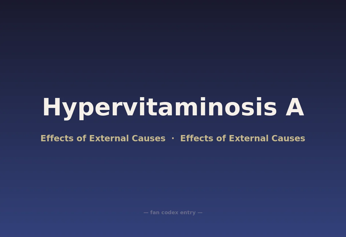 Hypervitaminosis A