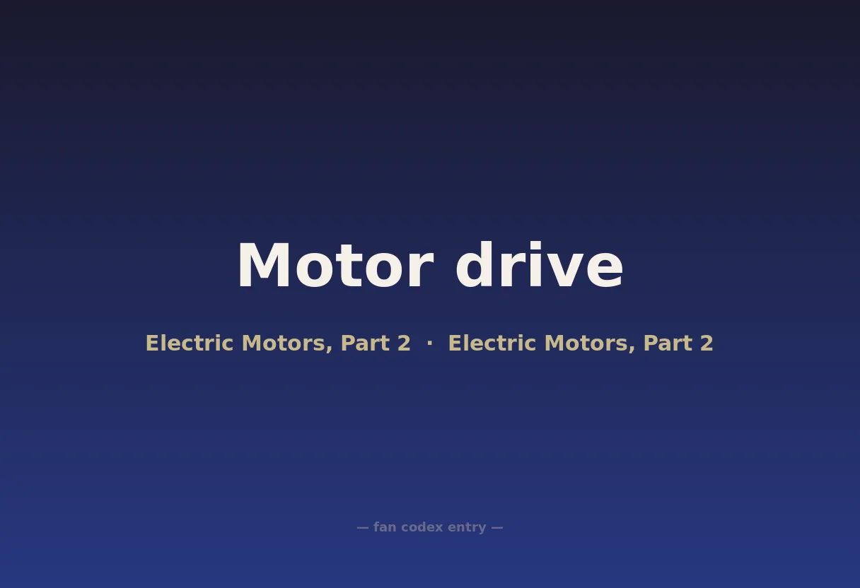 Motor drive