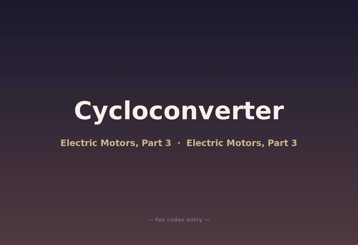 Cycloconverter