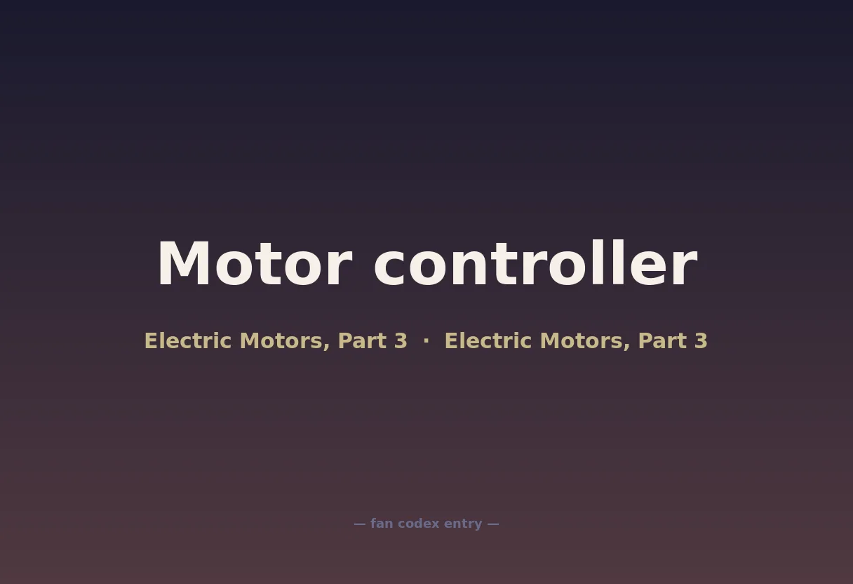 Motor controller