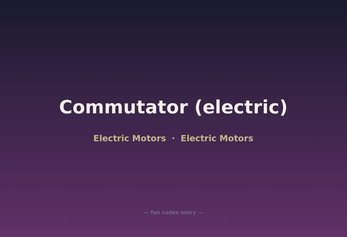 Commutator (electric)