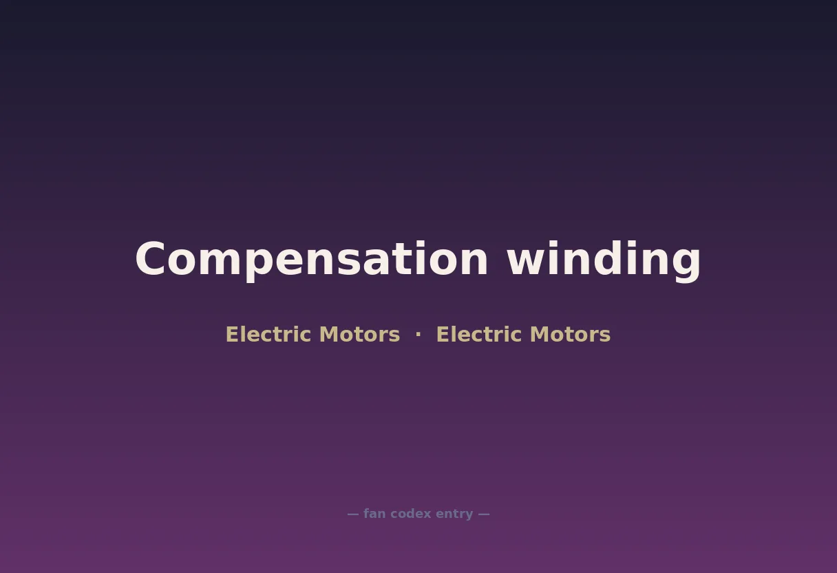 Compensation winding