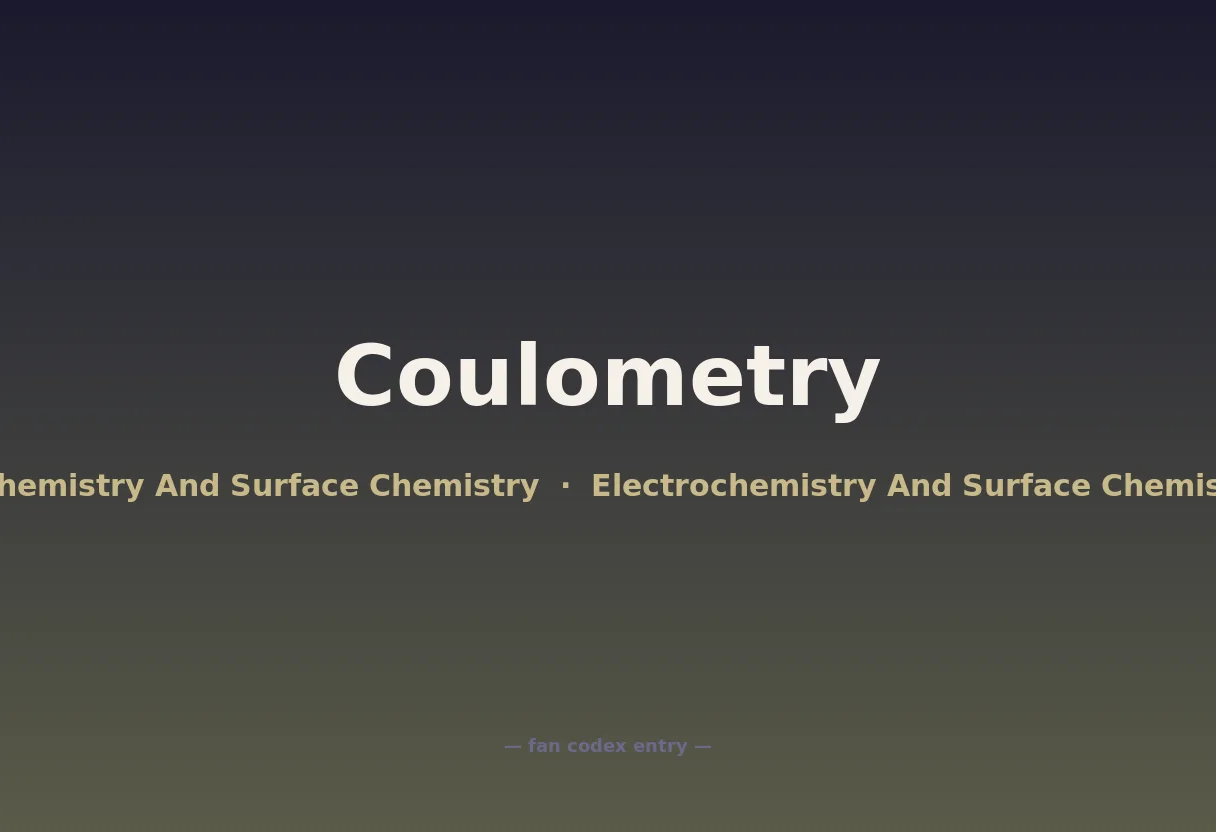 Coulometry