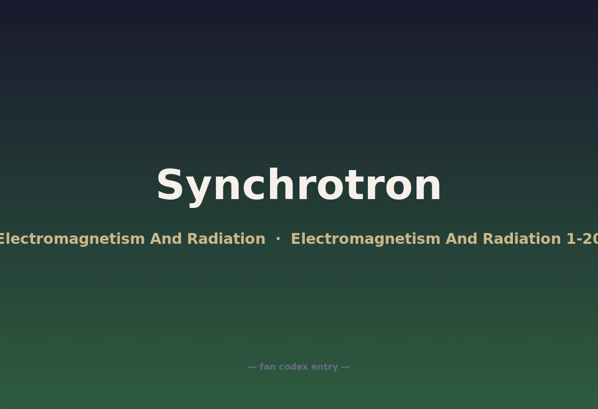 Synchrotron