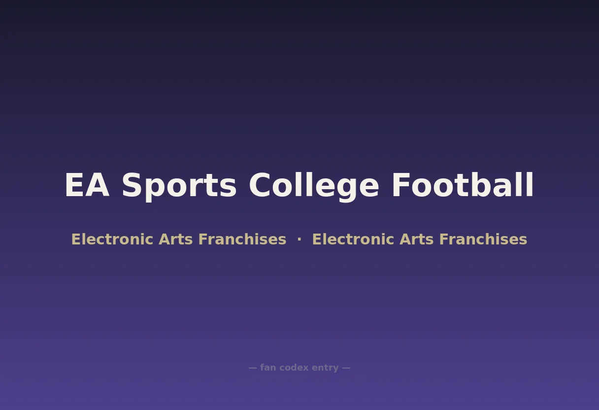 EA Sports College Football
