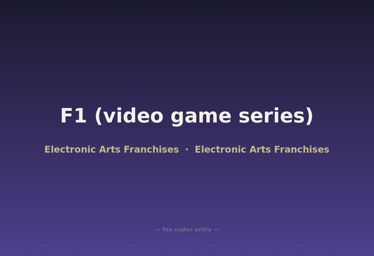 F1 (video game series)