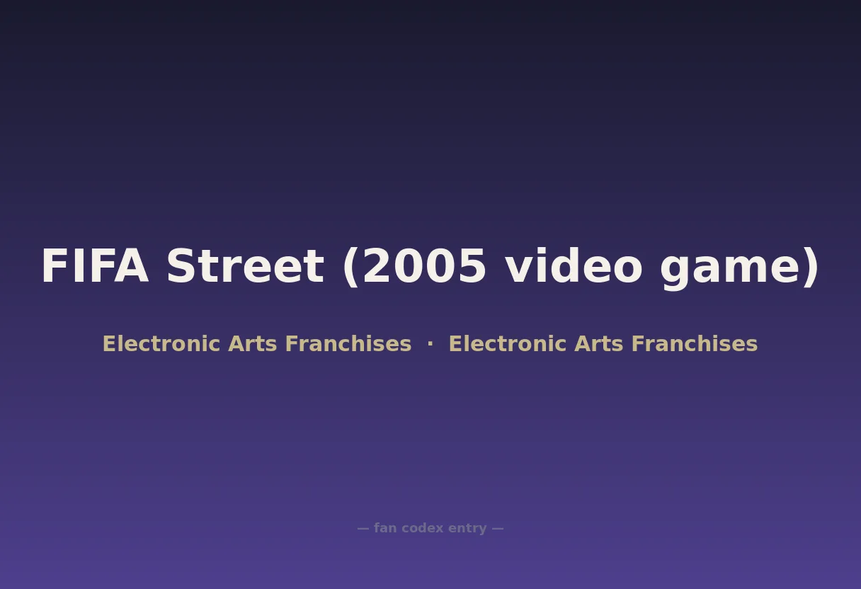 FIFA Street (2005 video game)