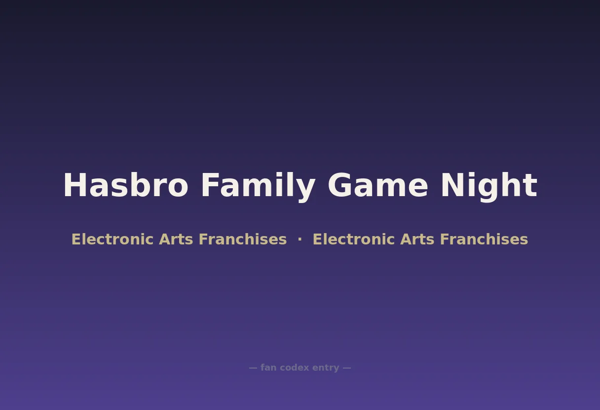 Hasbro Family Game Night
