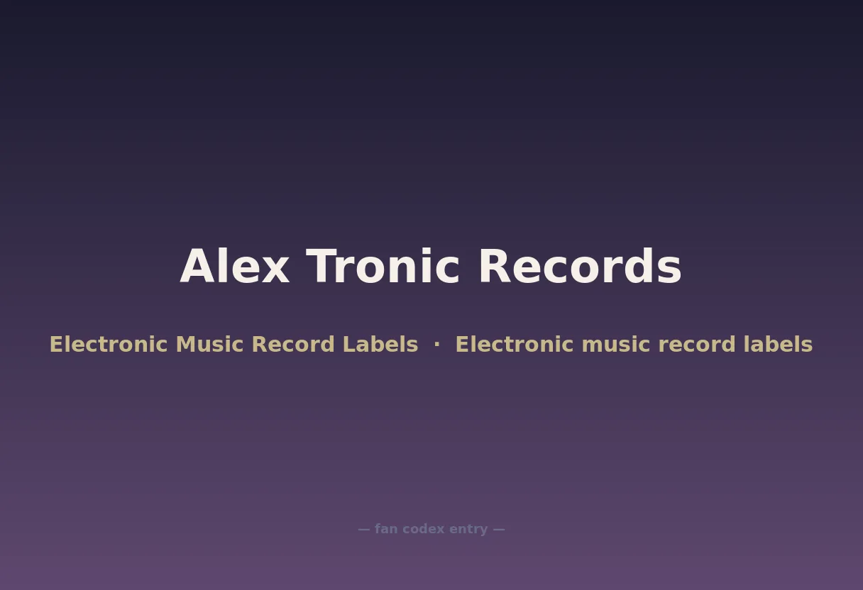 Alex Tronic Records