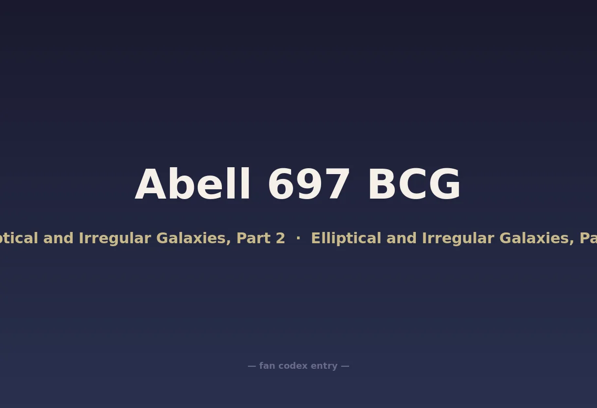 Abell 697 BCG