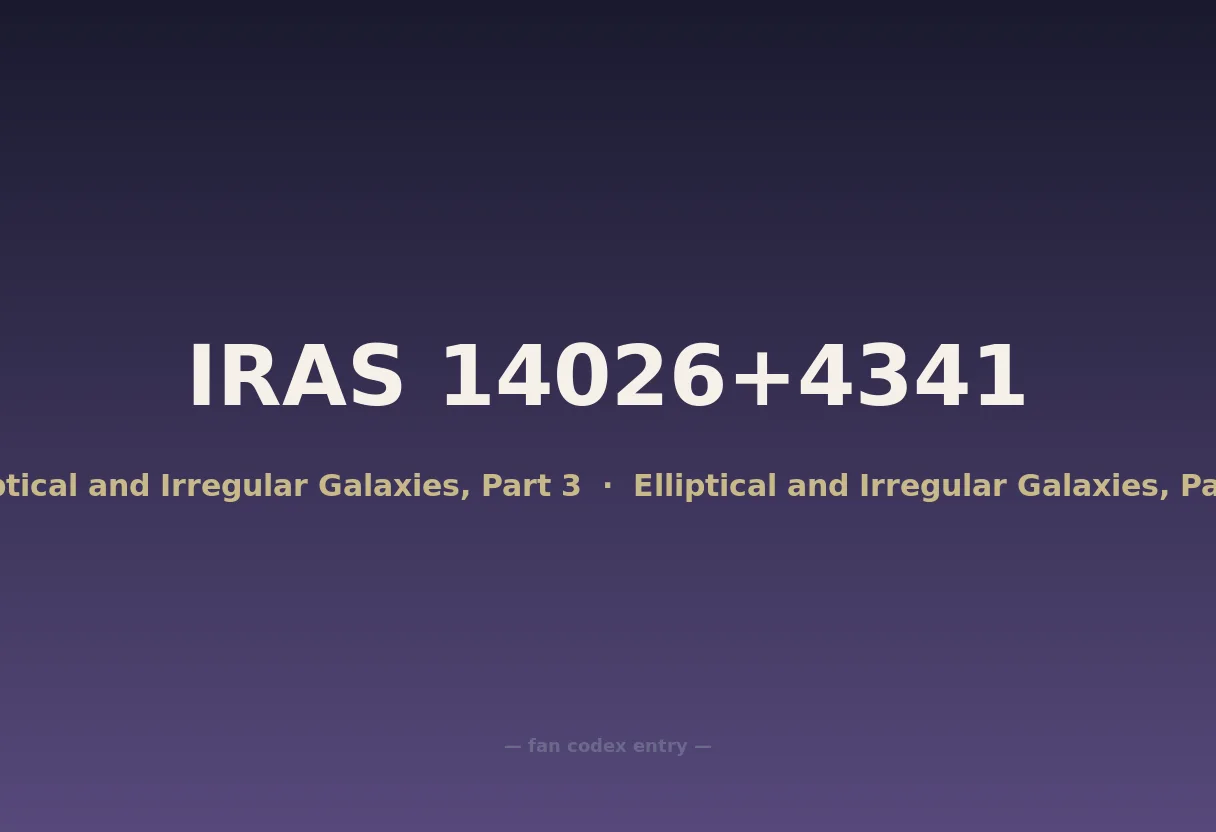 IRAS 14026+4341