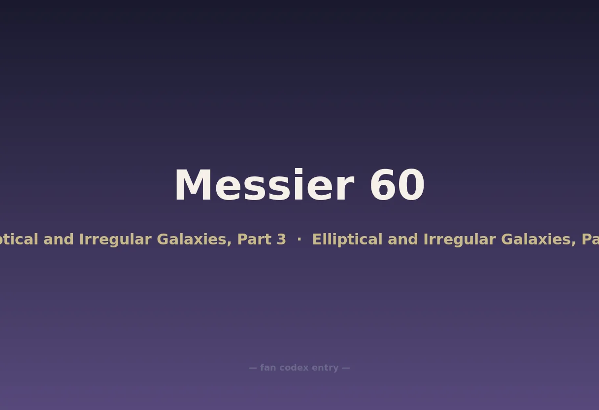 Messier 60