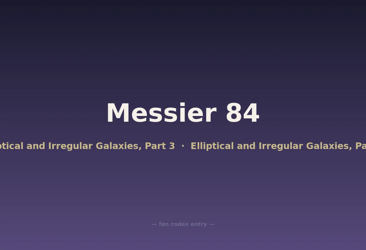 Messier 84