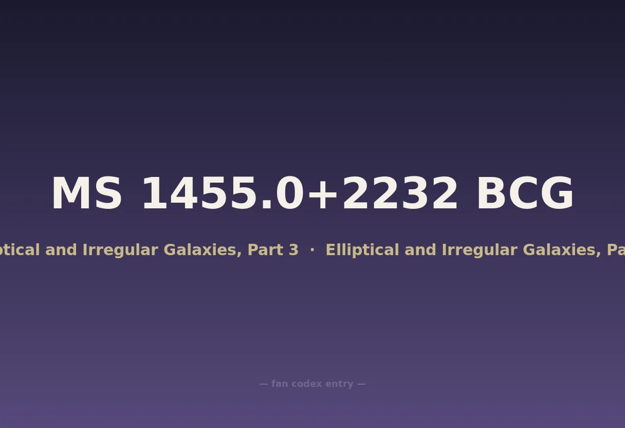 MS 1455.0+2232 BCG
