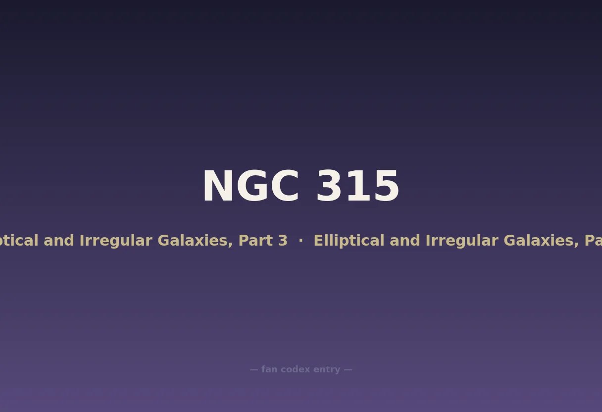 NGC 315