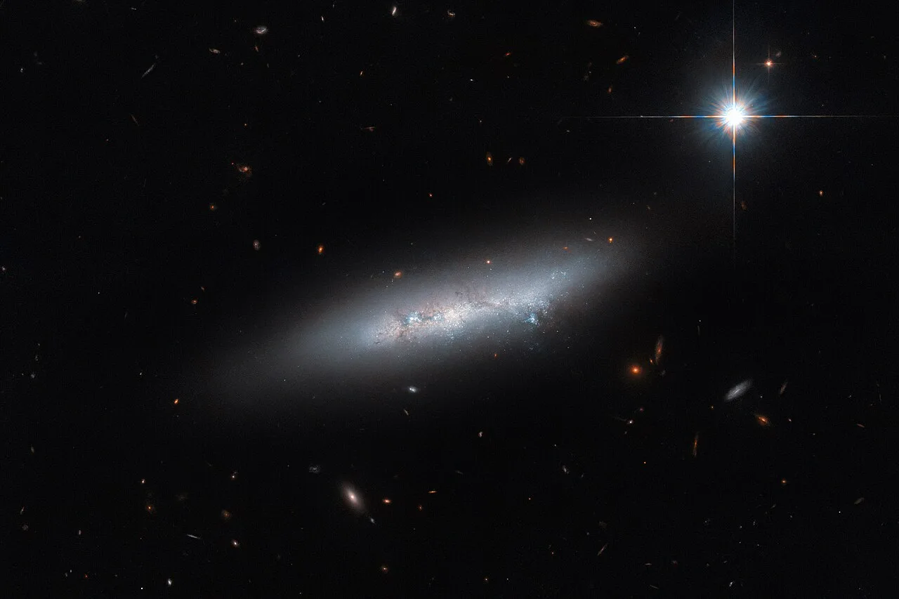 Barred irregular galaxy