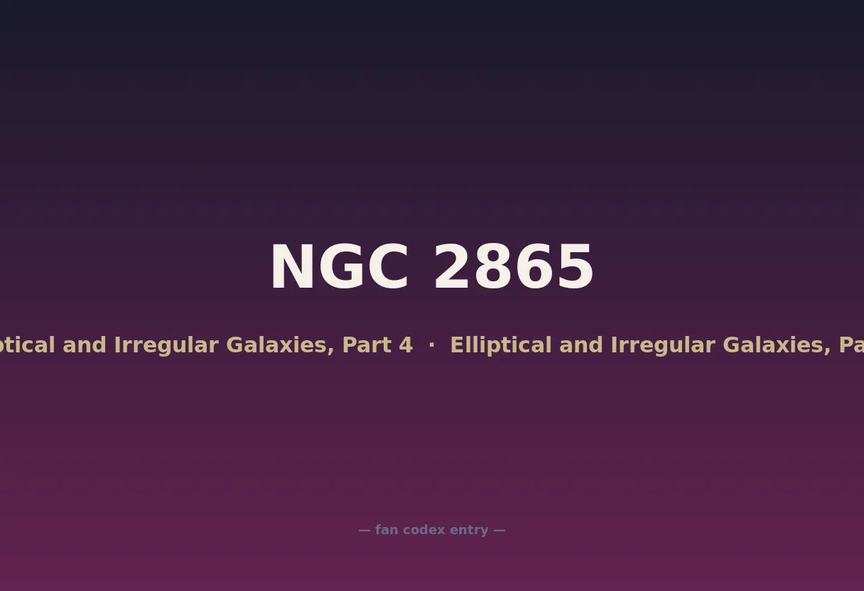 NGC 2865